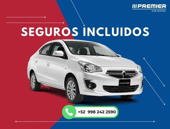 Auto de renta en Cancún con seguros incluidos
